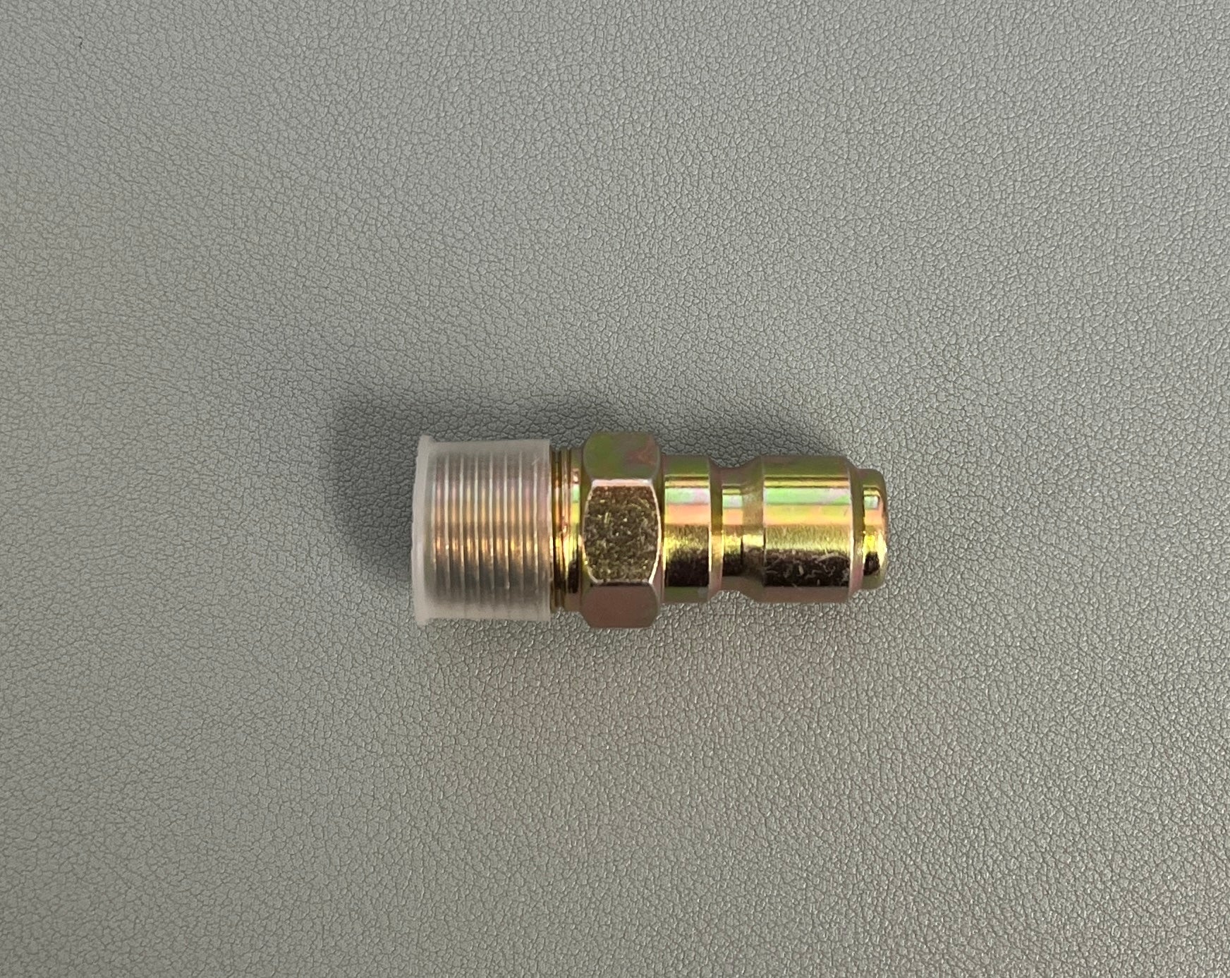 Coupler, 3/8 plug, male, Steel/zink