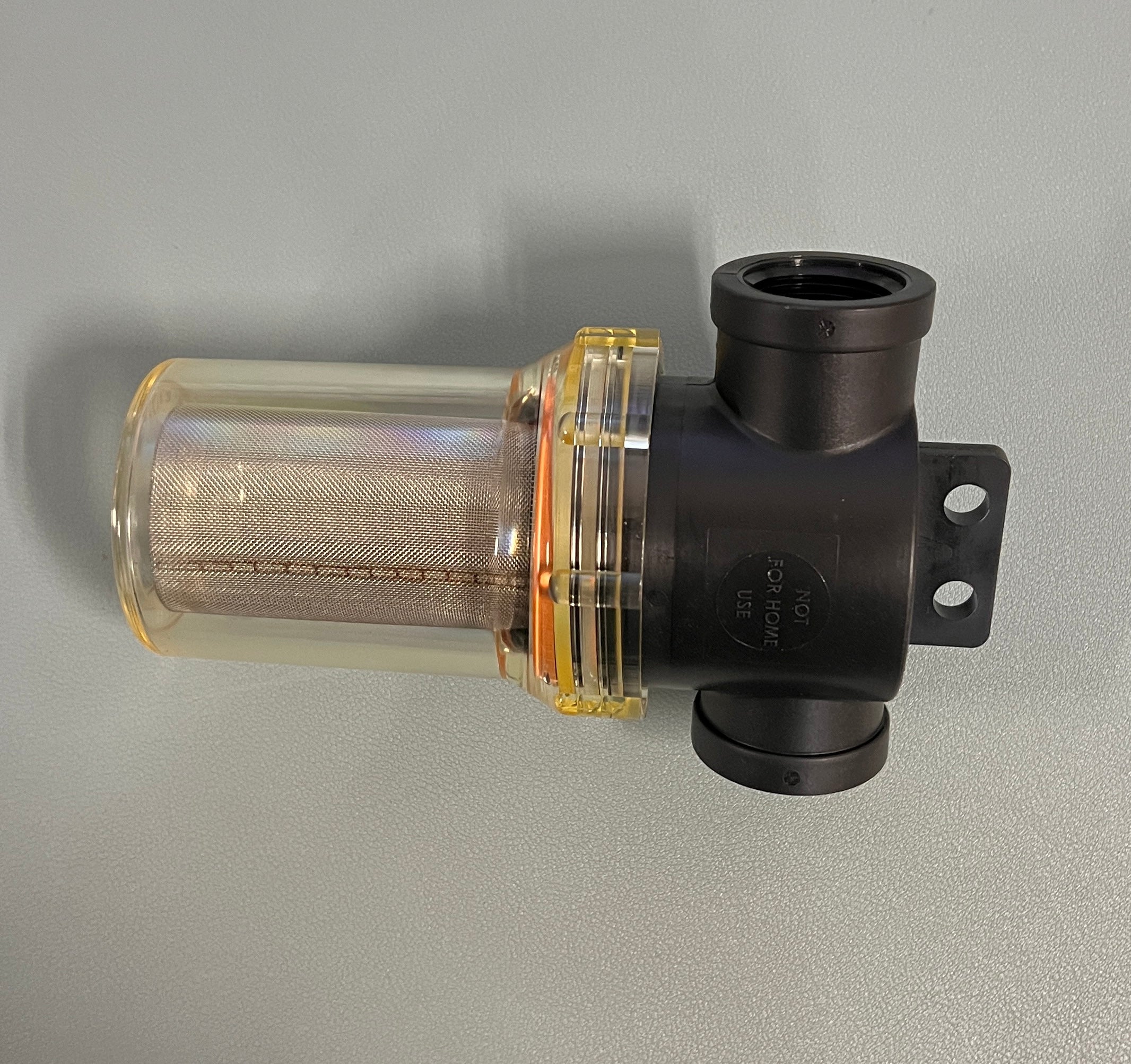 Inline Filter, can-typr, clear, 3/4", 40mesh