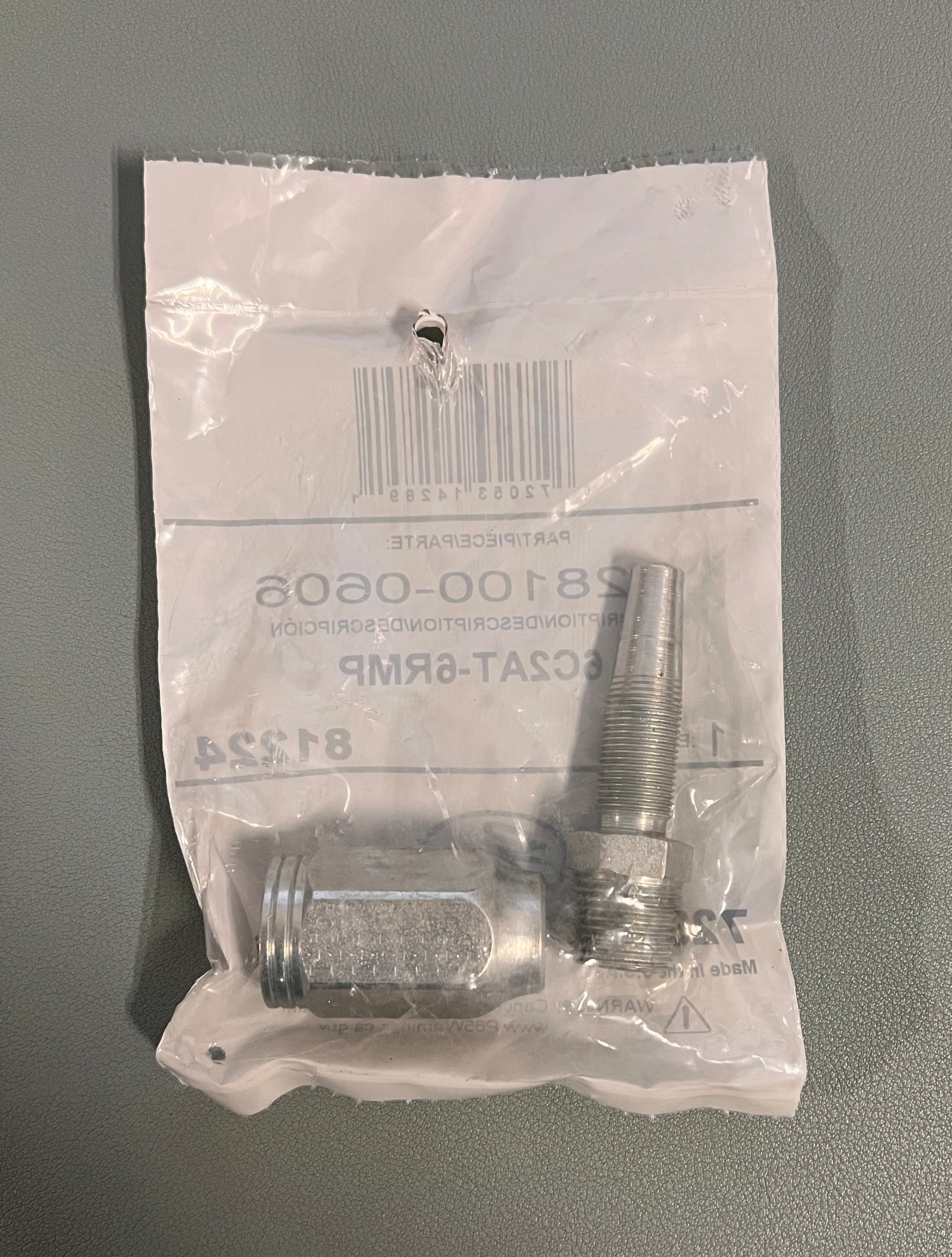 REUSE. COUP. (SO-R2) 3/8""-3/8"