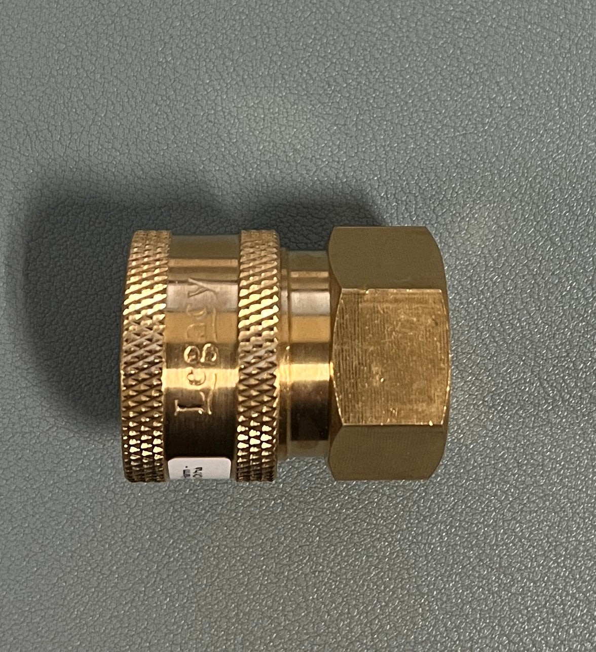 COUPLER, 3/8"" FEMALE, BRASS