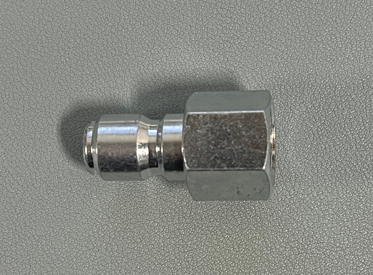 NIPPLE, 3/8"" X 3/8"" NPT ST FEM"