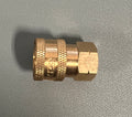 COUPLER, 1/4"" FEMALE, BRASS