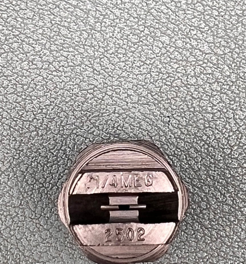 NOZZLE, #2x25 1/4"" MEG