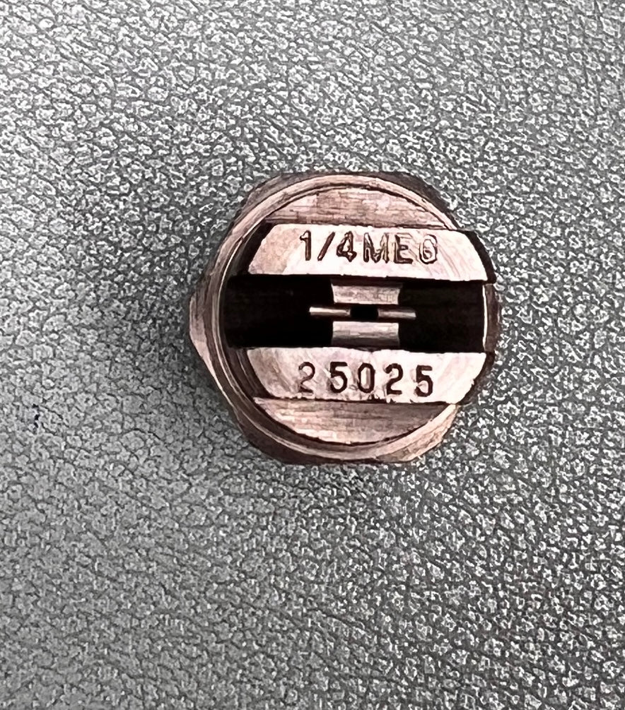 NOZZLE, #2.5x25 1/4"" MEG
