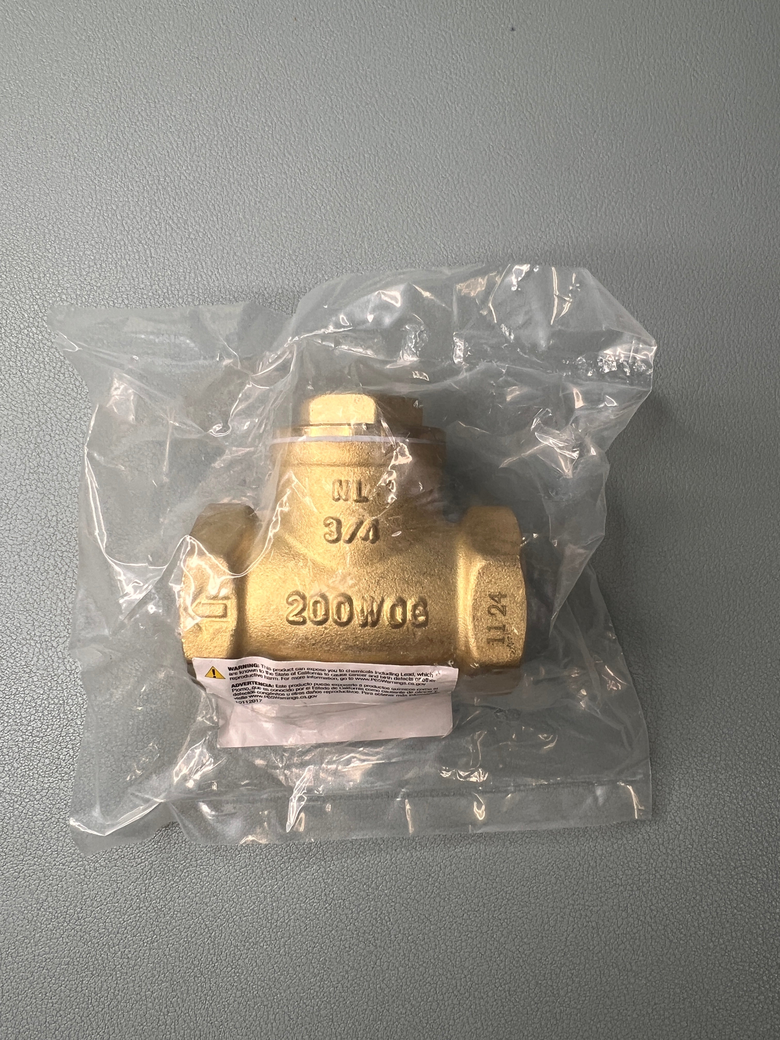 CHECK VLV-SWING (BR) 3/4