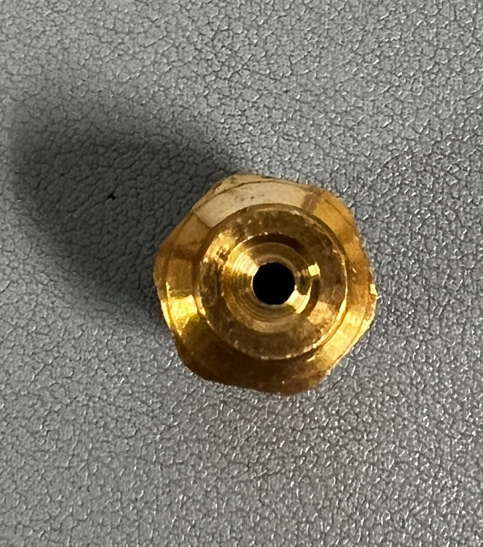 NOZZLE 20x0 1/4"" V-JET BRASS"