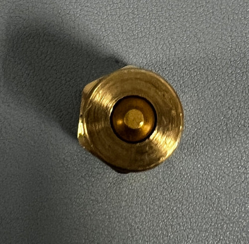 Coupler Brass Double shutoff 3/8 FPT plug