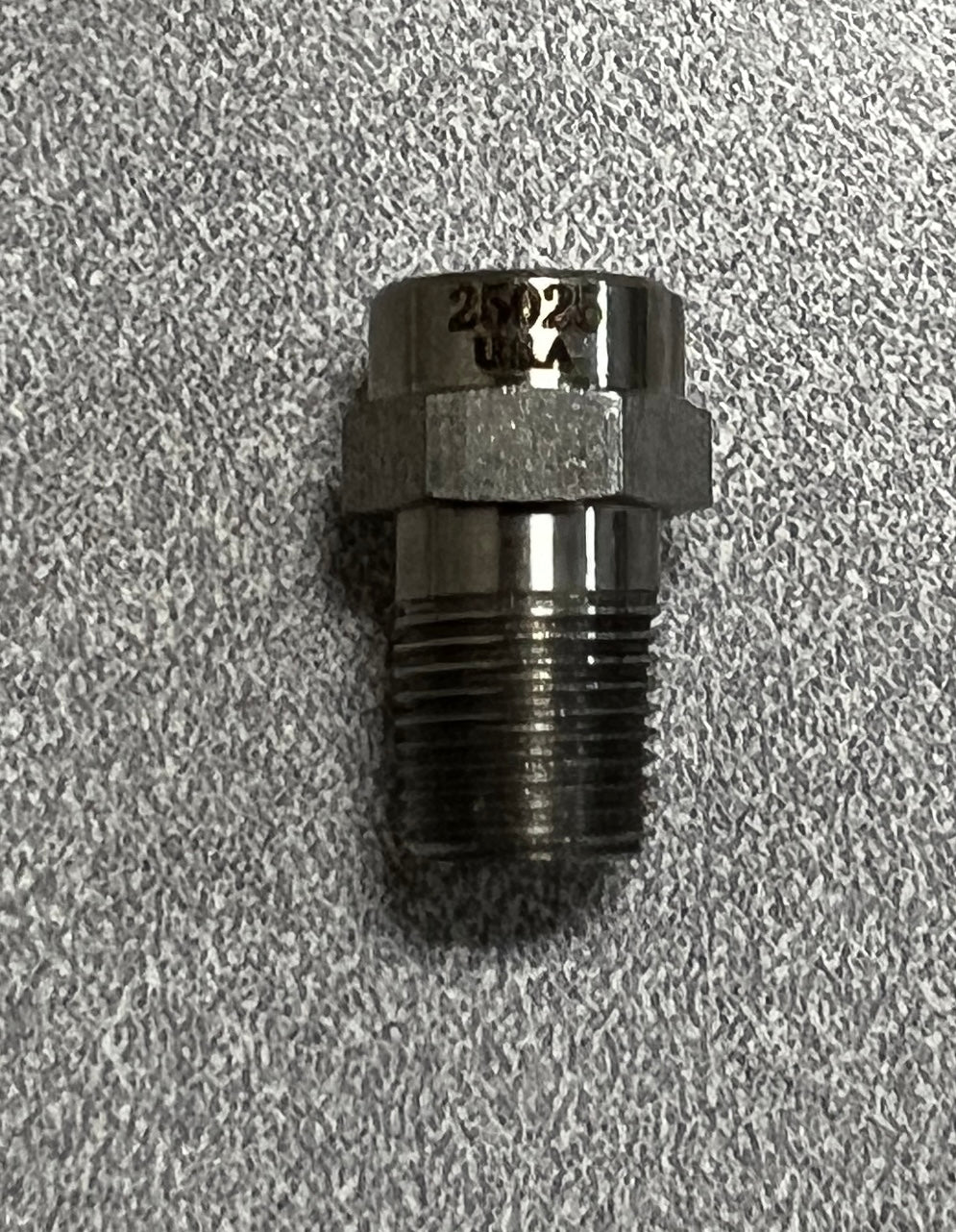 NOZZLE ONLY, SA 1/8 MEG 2502.5 SS