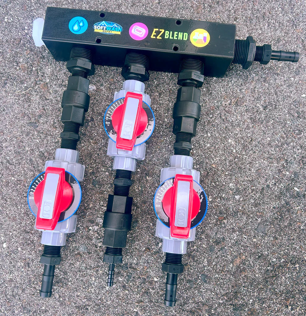 Mixing System w/ EZ BLEND Block Mount - 1/2" 3-Way