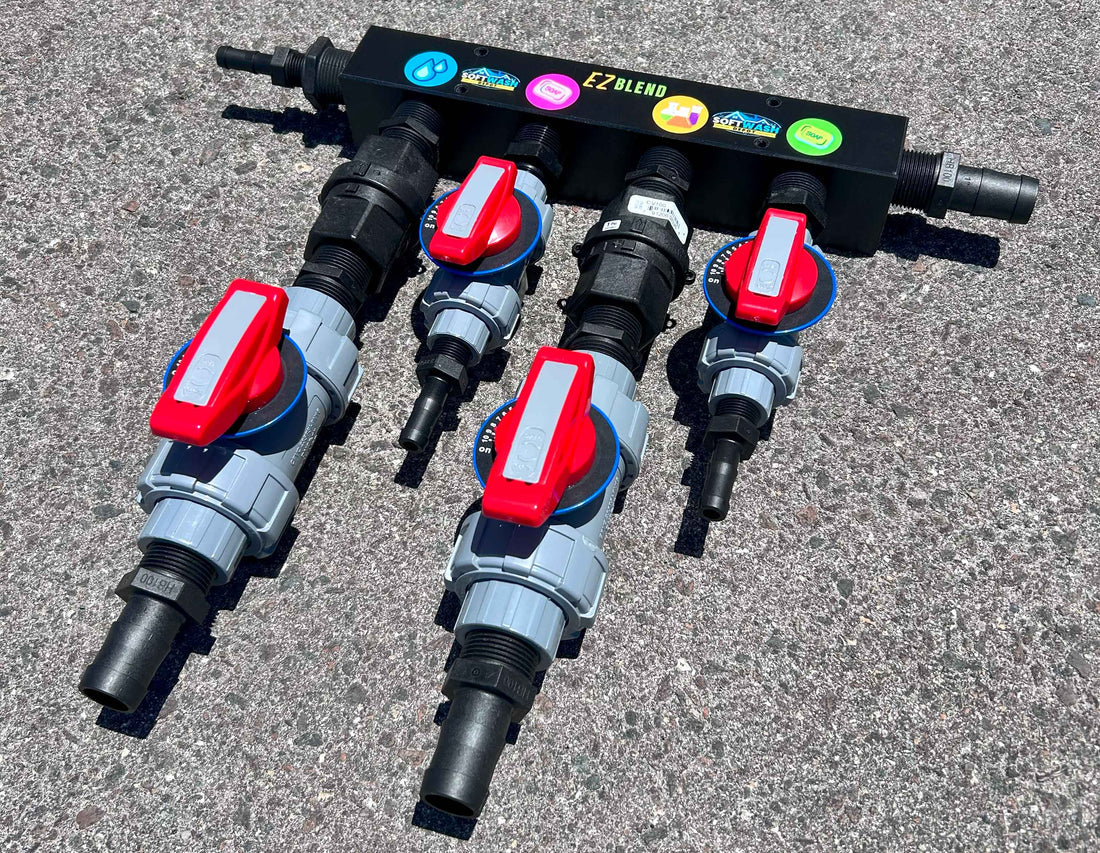 Mixing System w/ EZ BLEND Block Mount - 1" 4-Way