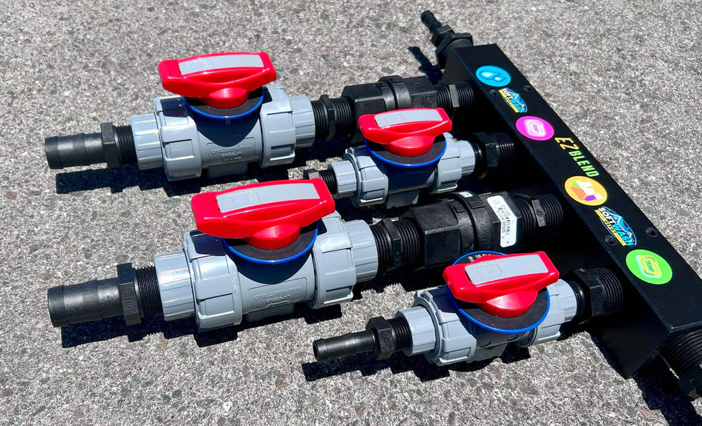Mixing System w/ EZ BLEND Block Mount - 1" 4-Way